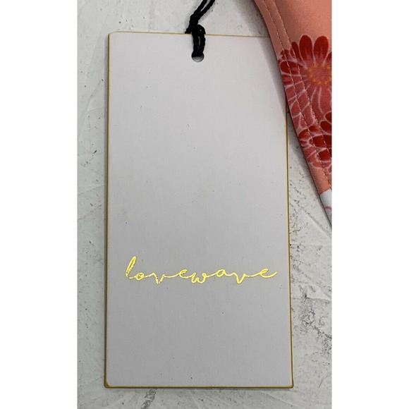 NWT LOVE WAVE Revolve Floral Cheeky Bikini Bottom - Picture 5 of 6